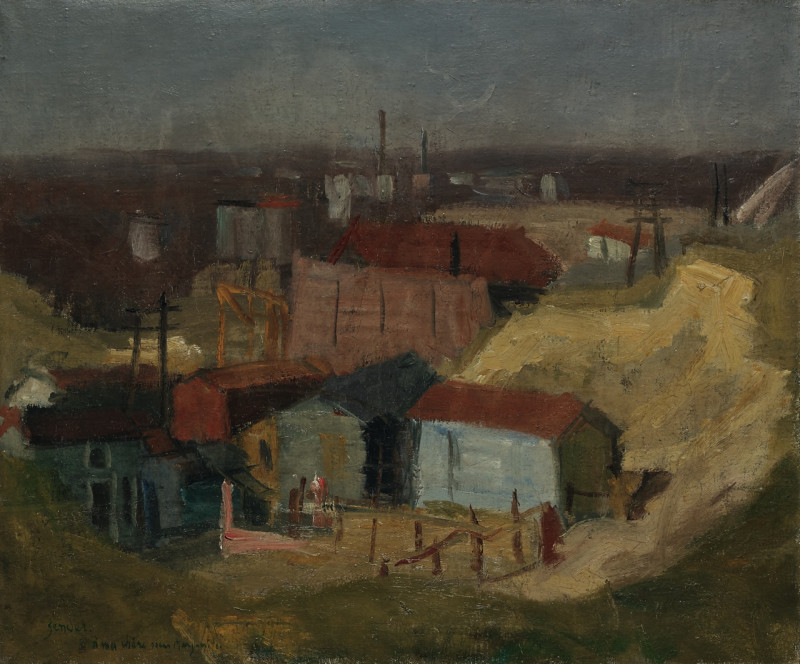 Terrain vague (Banlieue) "à ma chère soeur Marguerite", um 1935