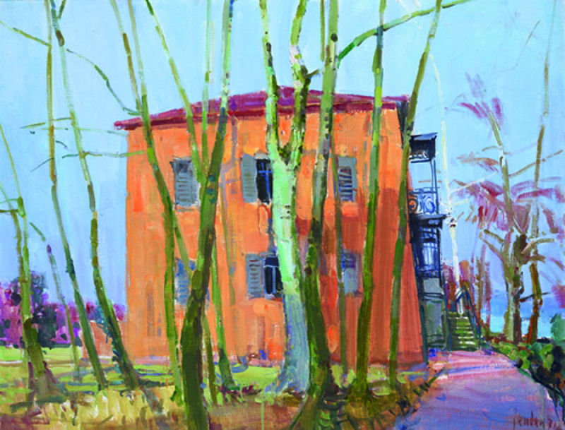 Rotes Haus in Richterswil, 1974