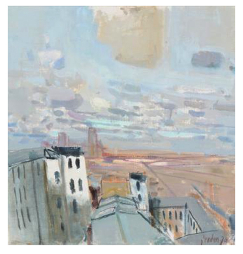 Blick über die Dächer von Paris, 1974