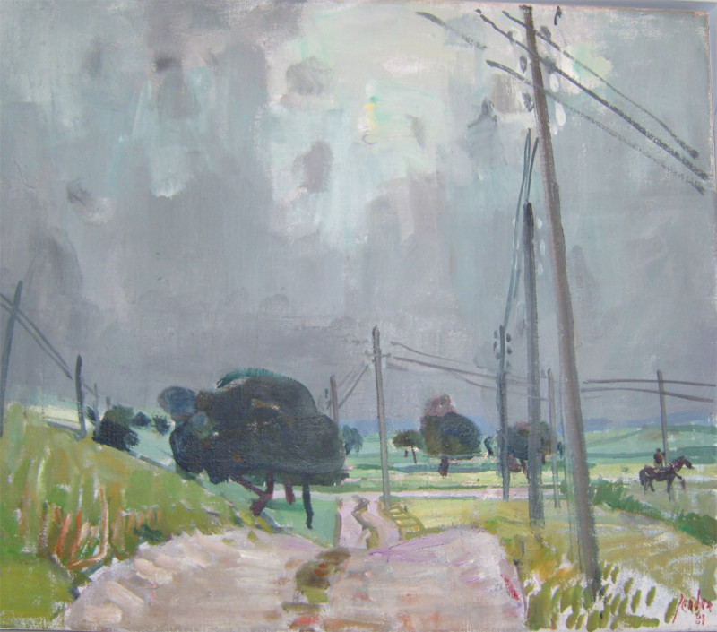 Der Feldweg (Oberwil - Brütten), 1981