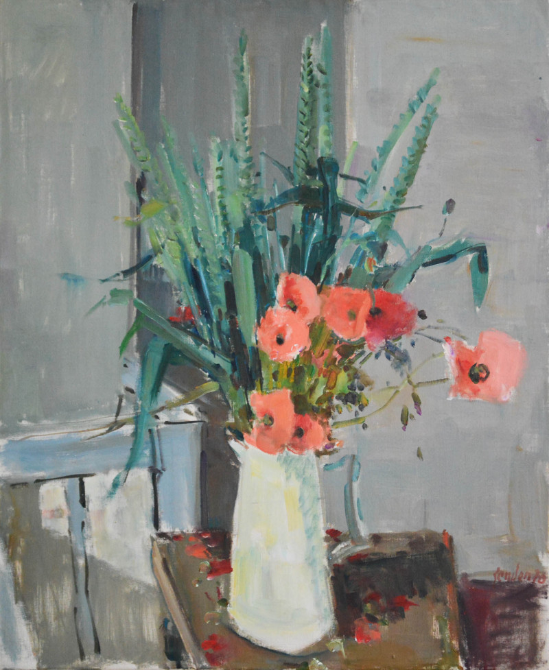 Stillleben mit Mohn und Korn, 1976.