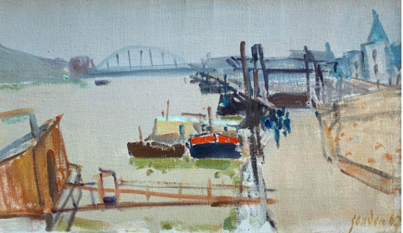 Blick auf die Seine in Paris, 1967