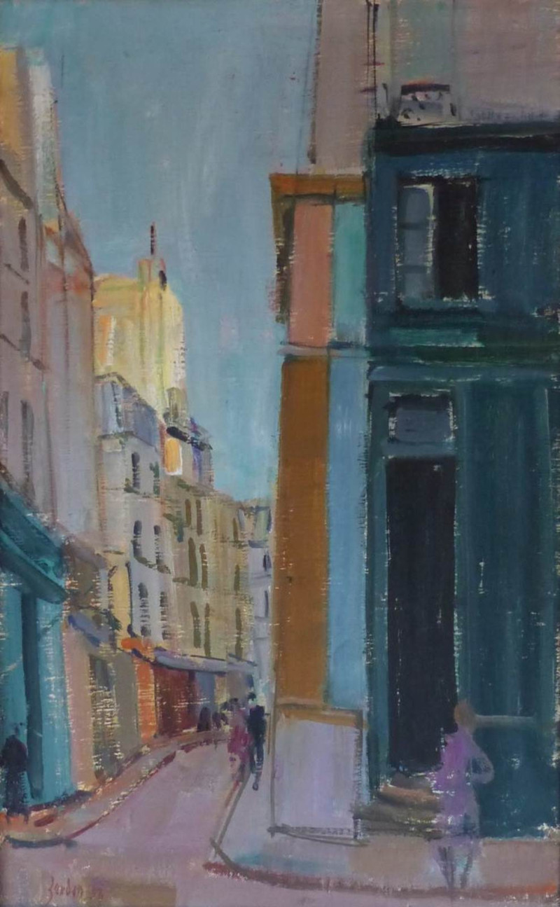 Blick in die Pariser Innenstadt, 1954