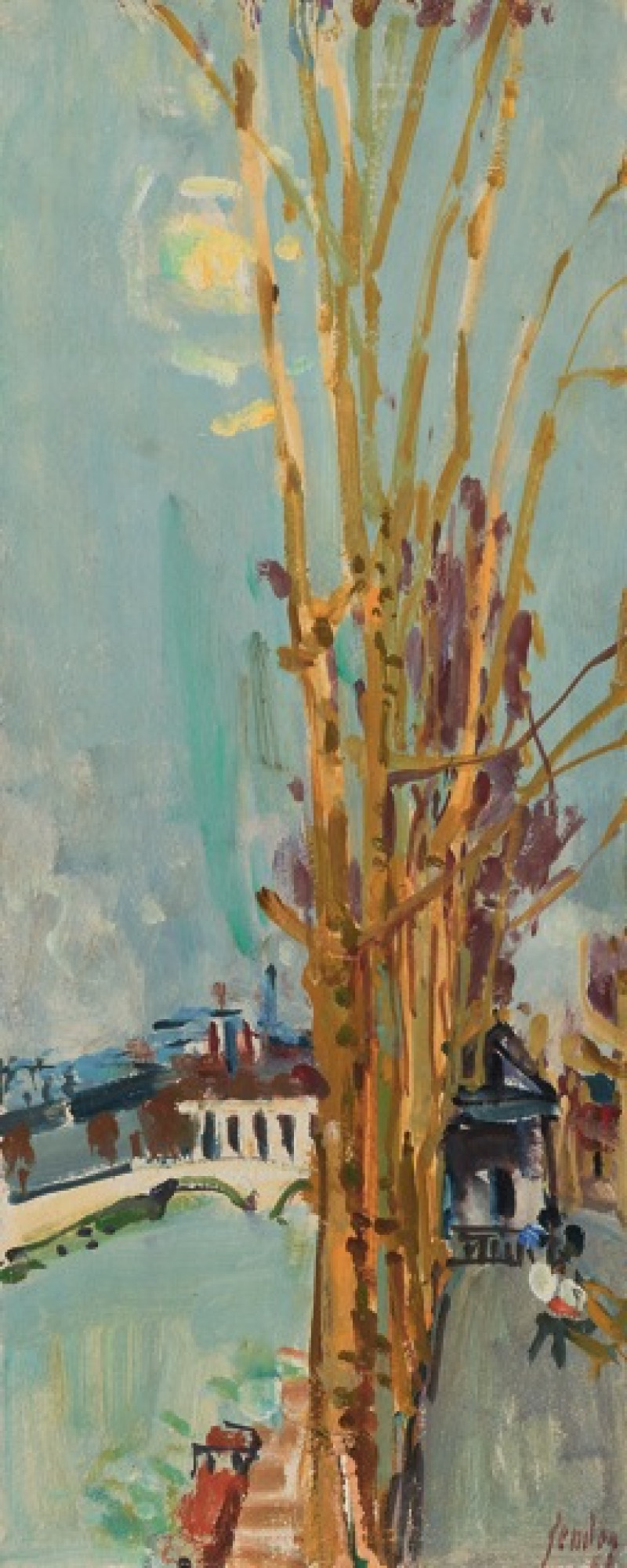 Au bord de la Seine, 1968, verso ebenfalls