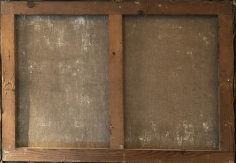 Zusammenfluss von Seine und Marne. Öl auf Leinwand, rechts unten signiert: Zender. 44 x 63