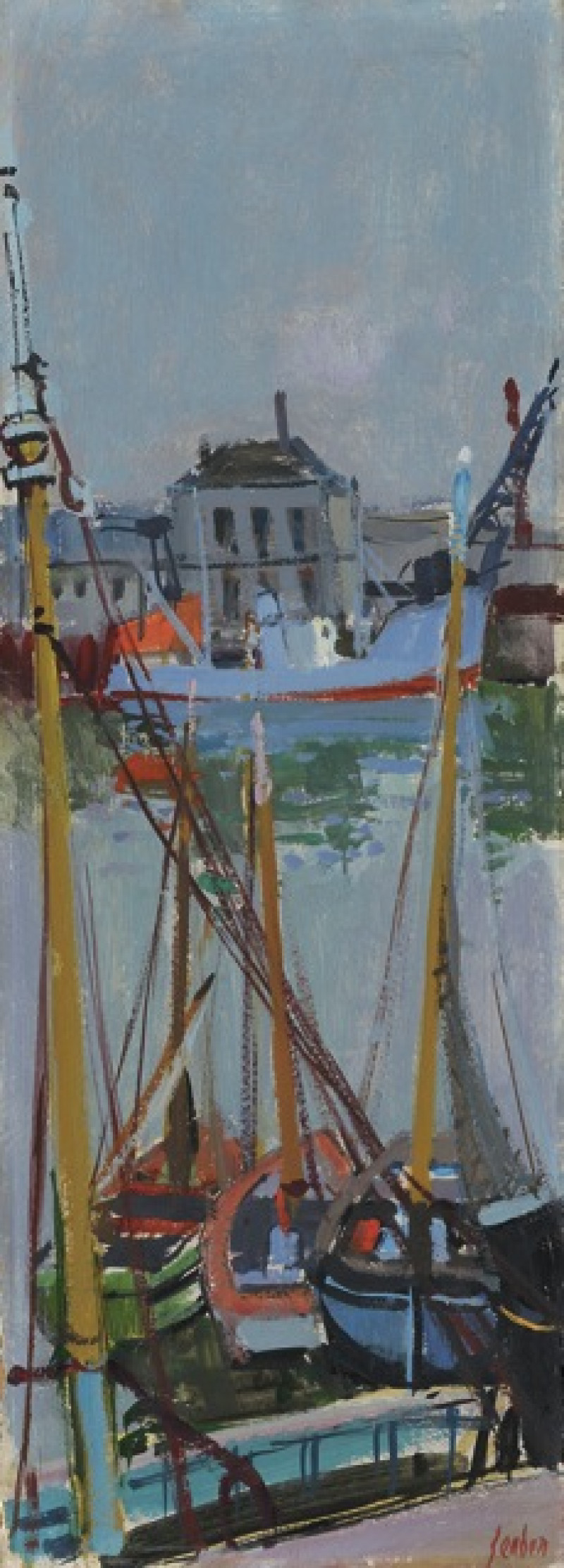 Au bord de la Seine, 1968, verso ebenfalls
