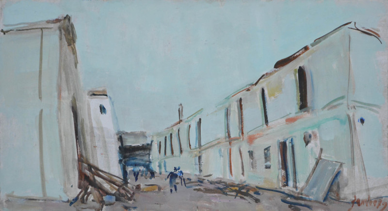 Strassenszene,  le quartier arabe à Paris, 1979