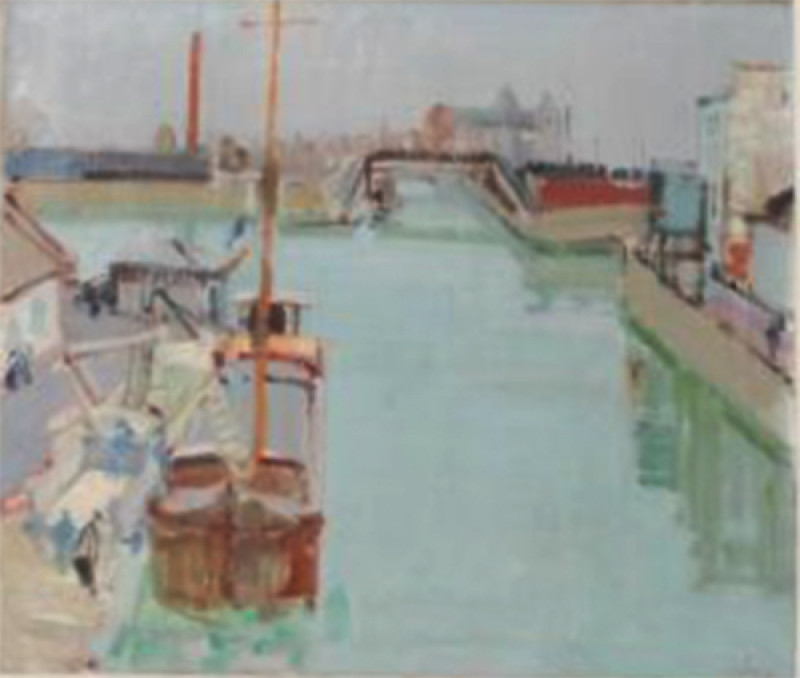 Seinehafen bei Paris, 1953