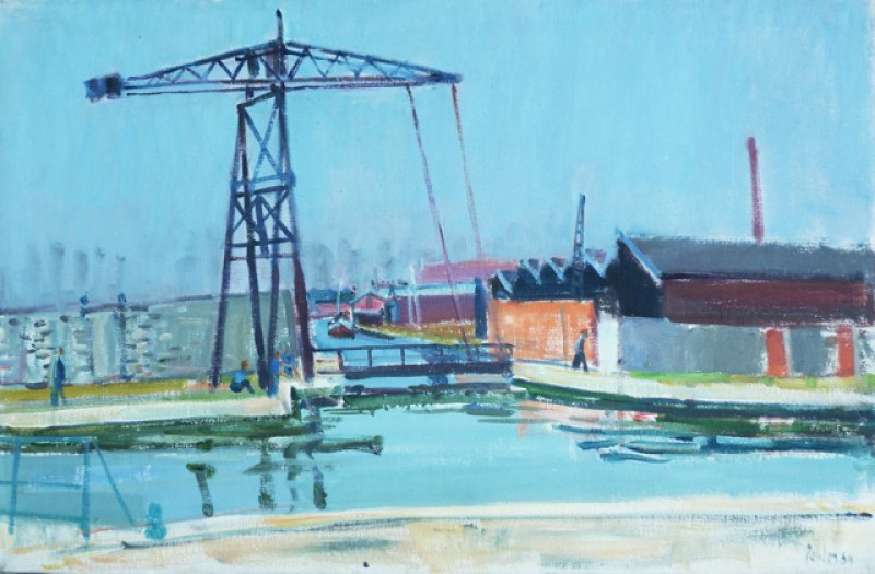 Canal de L'Ourcq (Schleuse), 1964